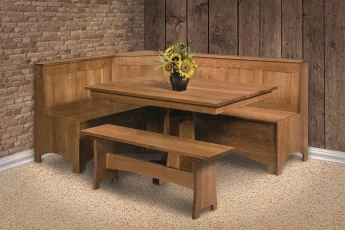 Shown in Quartersawn White Oak