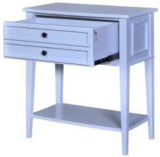 Painted Tall End Table