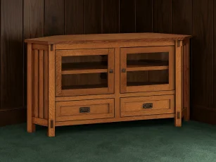 Laird 2-Drawer Corner TV Stand