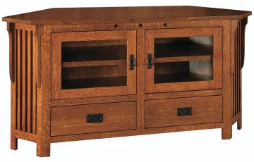 Lakeland 2-Drawer Corner Console