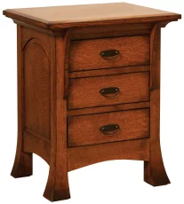Lakewood 3-Drawer Nightstand