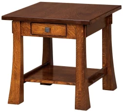 Lassen End Table in Quartersawn White Oak