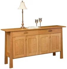 Lucas 4-Door Buffet in Cherry