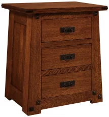 Lunada 3-Drawer Nightstand