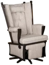 Mallow Swivel Glider with Footrest