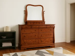 Milwaukee Sleigh 9-Drawer Dresser