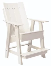 White Mindelo High Adirondack Chair