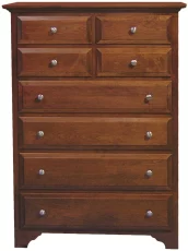 Montgomery Solid Wood Wardrobe in Cherry