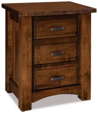 Muskegon 3-Drawer Bedside Table