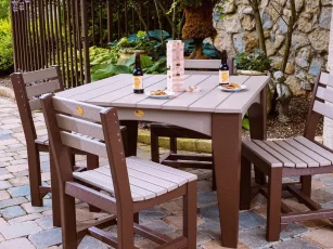 Poly Lumber Dining Table and Chairs