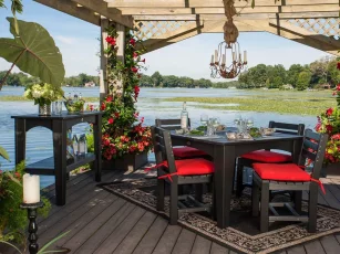 Black New Guinea Outdoor Dining Furniture