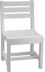 White New Guinea Outdoor Side Chair
