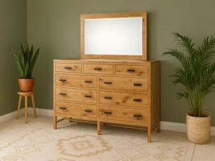 New Lebanon 9-Drawer High Dresser