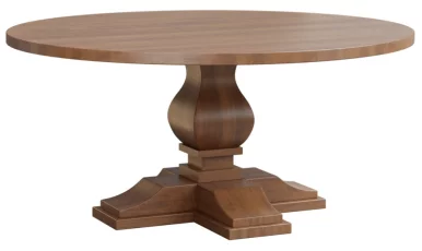 Transitional Round Dining Table