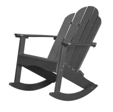 Dark Gray Odessa Adirondack Rocker