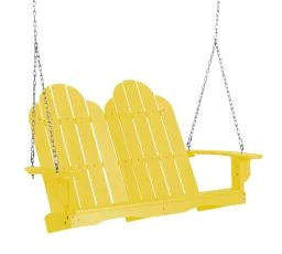 Lemon Yellow Odessa Adirondack Swing