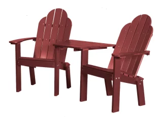 Cherry Wood Odessa Outdoor Conversation Set