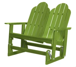Lime Green Odessa Double Adirondack Glider