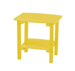 Lemon Yellow Odessa Small Outdoor Side Table