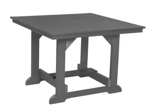 Dark Gray Oristano Square Outdoor Dining Table