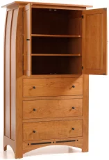 Palmina Solid Wood Armoire