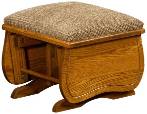 Oak Gliding Ottoman
