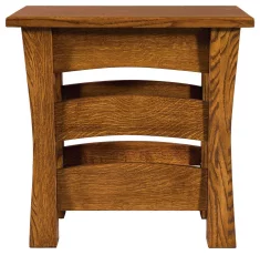 Shown in Quartersawn White Oak