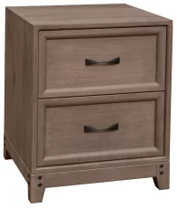 2-Drawer Nightstand in Solid Hardwood