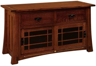Santa Clara Hardwood Media Stand