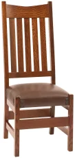 Santiago Mission Side Chair in Quartersawn White Oak
