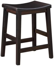 Backless Wooden Bar Stool