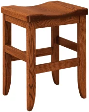 Sibbick Wooden Barstool in Oak