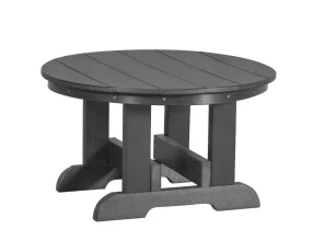 Dark Gray Sidra Outdoor Conversation Table