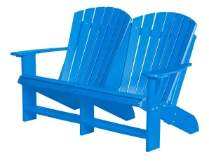Blue Sidra Double Adirondack