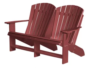 Cherry Wood Sidra Double Adirondack
