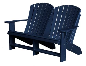 Patriot Blue Sidra Double Adirondack