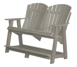 Light Gray Sidra Double High Adirondack