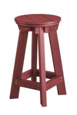 Cherry Wood Sidra Outdoor Bar Stool