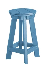 Powder Blue Sidra Outdoor Bar Stool