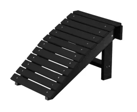 Black Sidra Outdoor Folding Footstool