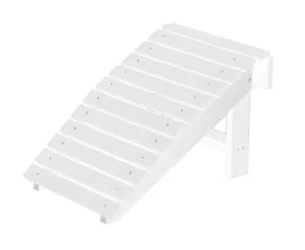 White Sidra Outdoor Folding Footstool