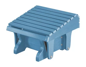 Powder Blue Sidra Outdoor Gliding Footrest