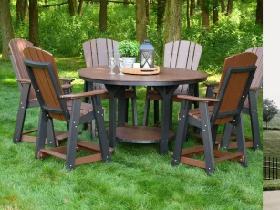 Sidra Pub Table and Oristano Balcony Chairs