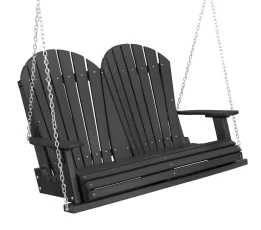 Black Sidra Outdoor Porch Swing
