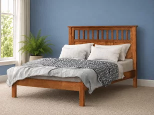 Bed Frame with Low Footboard