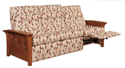 Reclining Mission Style Sofa