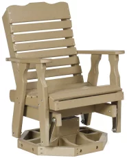 Poly Lumber Swivel Chair