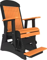 Tangerine and Black Stockton Balcony Glider