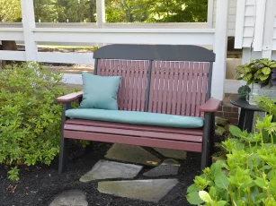 Patio Bench with Cushion