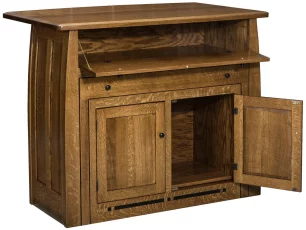 Solid Wood Pull Out Island Table